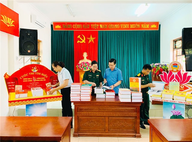 Lực lượng vũ trang thành phố Uông Bí đạt giải Ba cấp Bộ CHQS tỉnh Quảng Ninh cuộc thi tìm hiểu "Quân khu 3 - 75 năm đồng hành cùng dân tộc"