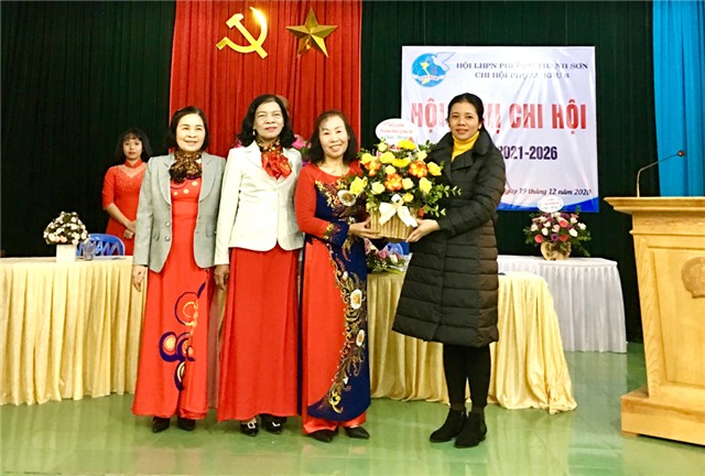 Hội nghị chi hội phụ nữ khu 8, phường Thanh Sơn