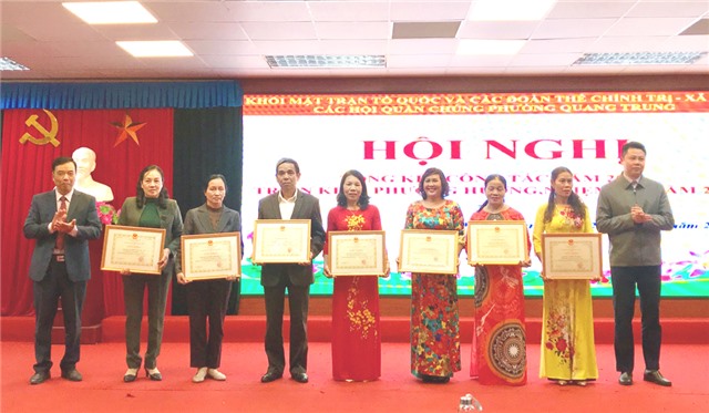 Khối MTTQ và các đoàn thể chính trị, xã hội phường Quang Trung: Tổng kết công tác năm 2020