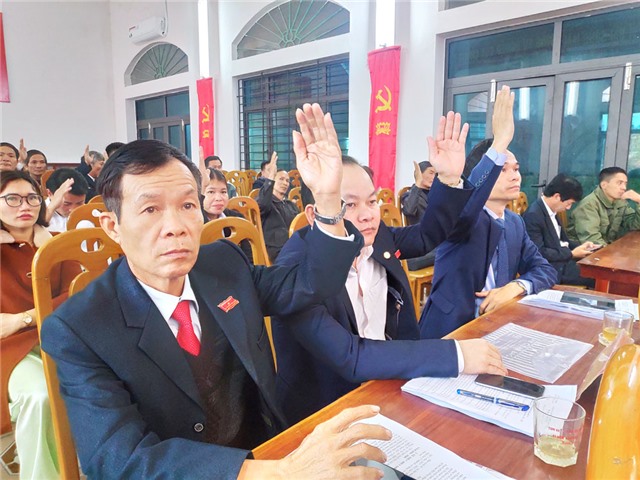 Kỳ họp thứ XIII, HĐND xã Thượng Yên Công khóa XIX