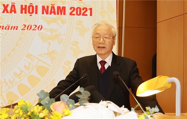 Phát biểu của Tổng Bí thư ở Hội nghị trực tuyến cuối năm của Chính phủ