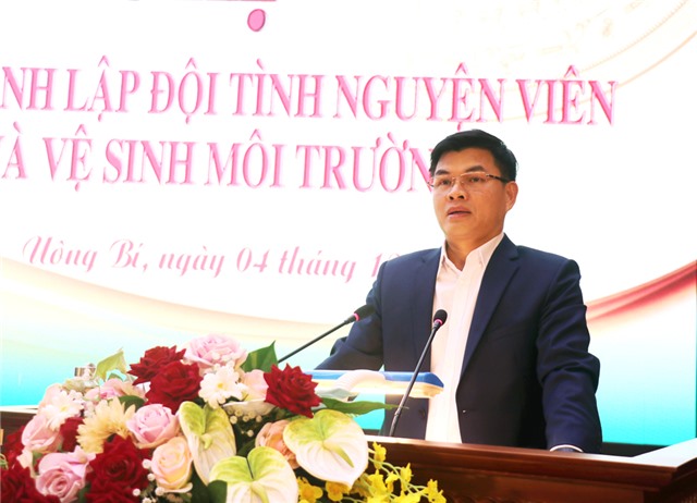 Uông Bí: thành lập Đội tình nguyện viên trật tự đô thị, vệ sinh môi trường