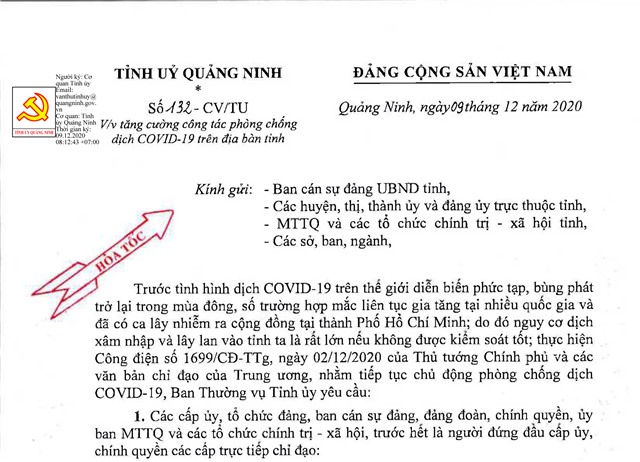 Tăng cường công tác phòng chống dịch COVID-19 trên địa bàn tỉnh 