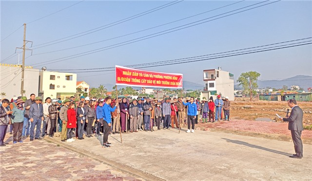 Phường Phương Đông: ra quân trồng cây đầu xuân Canh Tý 2020 