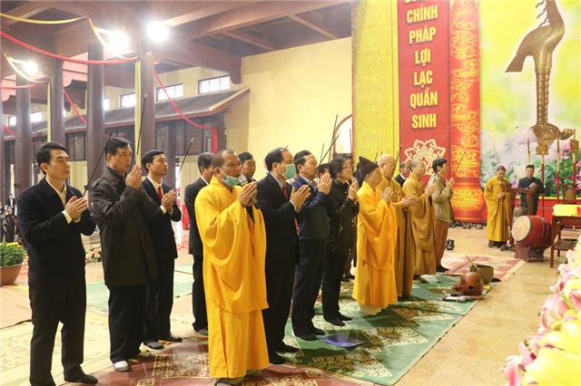 Mồng 10 tháng Giêng, Yên Tử không khai hội theo nghi thức hành chính thường lệ, chỉ thực hiện nghi thức tâm linh nội bộ