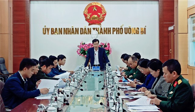 Họp Ban tổ chức Lễ giao nhận quân năm 2020