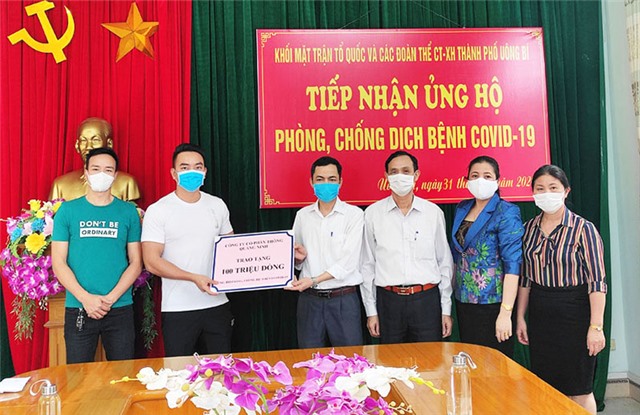 TP Uông Bí: Trên 550 triệu đồng chung tay chống dịch Covid-19