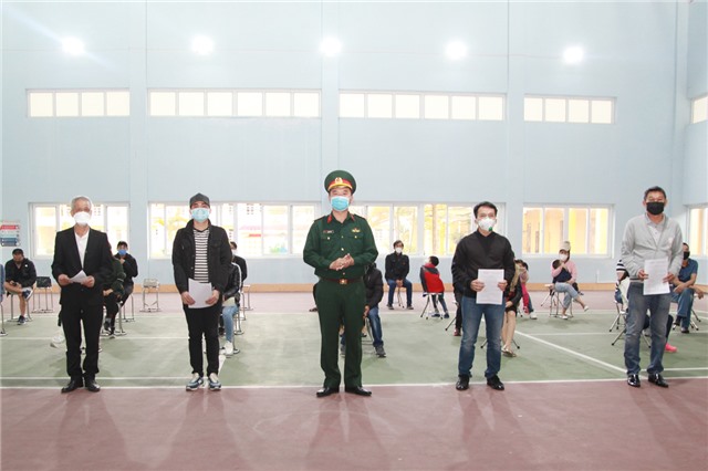 37 công dân hoàn thành cách ly tại Trung đoàn 244
