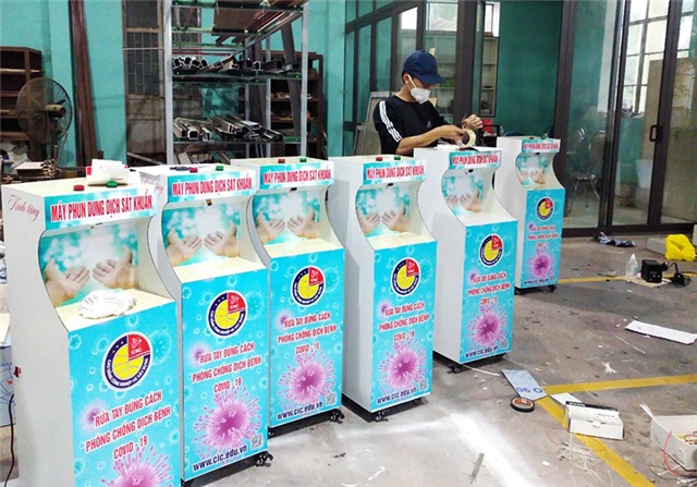 Uông Bí: Nỗ lực sáng chế thiết bị phòng, chống dịch