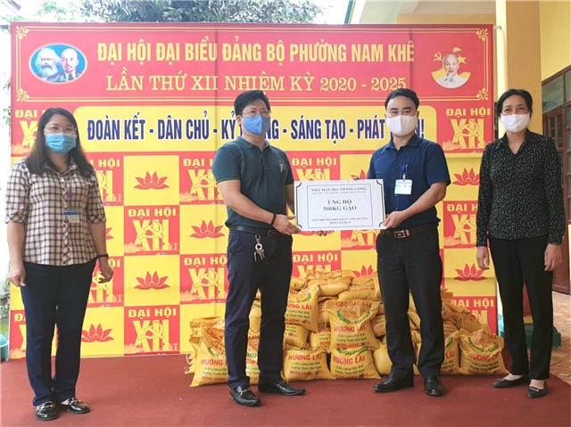 Phường Nam Khê: nhiều tổ chức, cá nhân chung tay ủng hộ công tác phòng, chống dịch