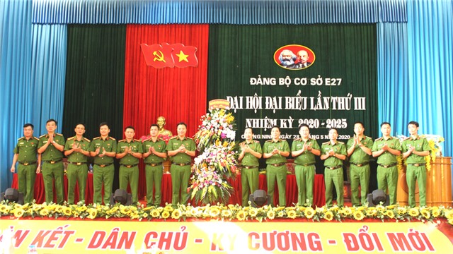 Đảng bộ Trung đoàn cảnh sát cơ động Đông Bắc: Đại hội đại biểu lần thứ III, nhiệm kỳ 2020-2025