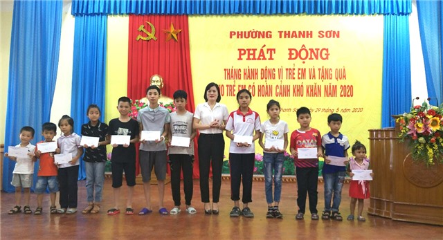 Phường Thanh Sơn phát động Tháng hành động Vì trẻ em năm 2020