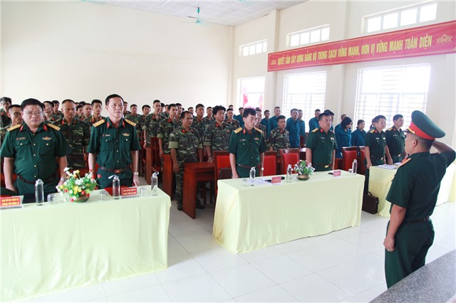 Bộ CHQS tỉnh: Huấn luyện cán bộ dự bị động viên và dân quân
