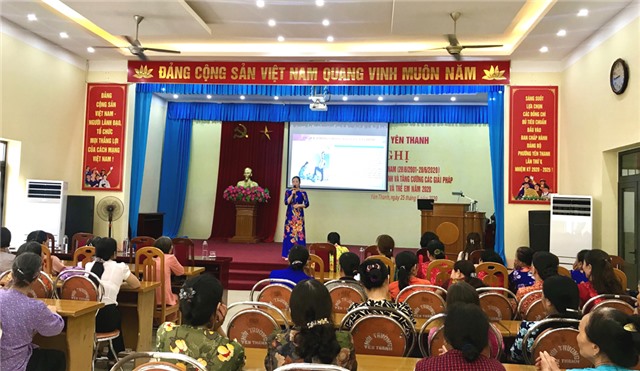 Hội LHPN phường Yên Thanh: Tuyên truyền pháp luật về phòng, chống bạo lực gia đình nhân kỷ niệm 19 năm Ngày Gia đình Việt Nam 28-6