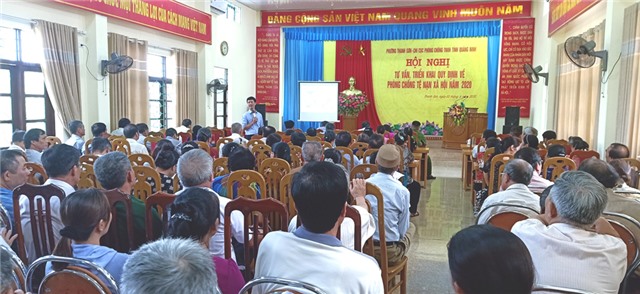 Phường Thanh Sơn: Hội nghị tư vấn, triển khai  quy định về phòng, chống tệ nạn xã hội 