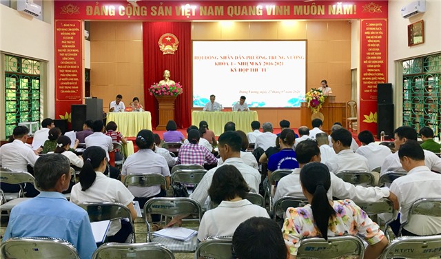 Kỳ họp thứ 4, HĐND phường Trưng Vương khóa I