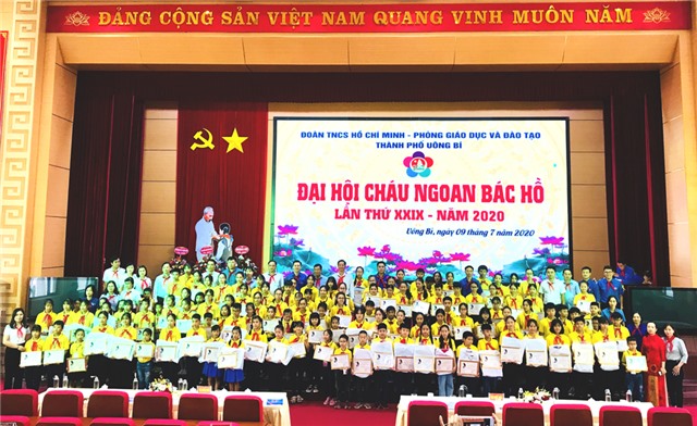 Đại hội Cháu ngoan Bác Hồ thành phố Uông Bí lần thứ XXIX