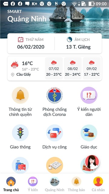 Hướng dẫn cài đặt app SMART QUẢNG NINH