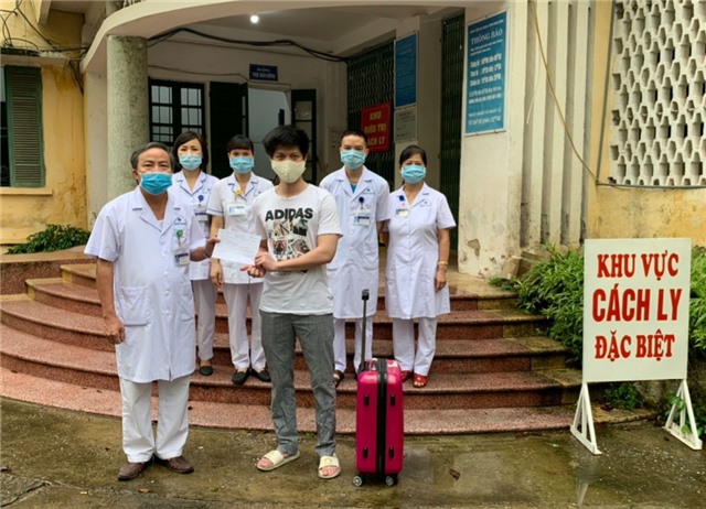 Thêm 1 người được chữa khỏi COVID-19 tại BVĐK tỉnh Nam Định