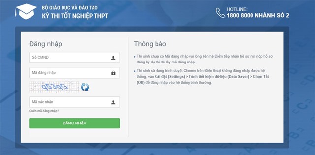Tra cứu điểm thi tốt nghiệp THPT 2020