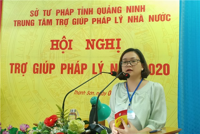 Tuyên truyền trợ giúp pháp lý tại phường Thanh Sơn