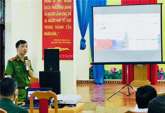 Tập huấn nghiệp vụ PCCC cho lực lượng dân phòng, đội PCCC cơ sở phường Thanh Sơn