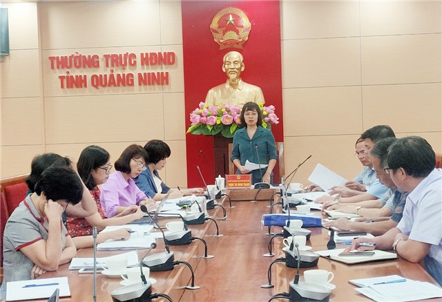 Thường trực HĐND tỉnh làm việc với thành phố Uông Bí