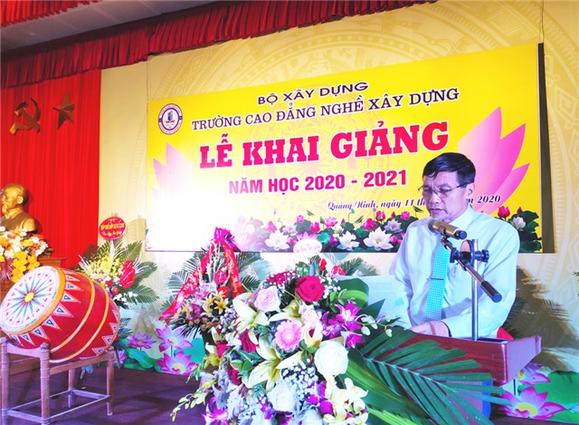 Trường Cao đẳng nghề xây dựng: Khai giảng năm học mới 2020-2021