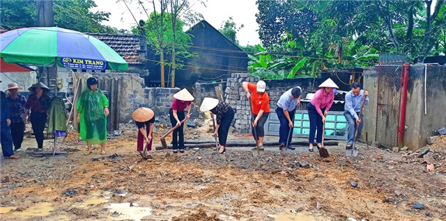 Khởi công xây nhà cho hội viên phụ nữ tại phường Vàng Danh