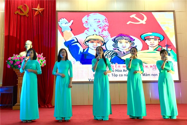 Phường Trưng Vương: Giao lưu văn nghệ chào mừng thành công Đại hội Đảng bộ tỉnh lần thứ XV