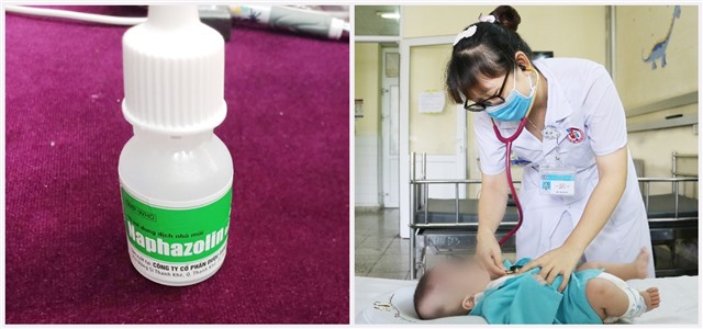 Trẻ ngộ độc thuốc nhỏ mũi do dùng sai độ tuổi