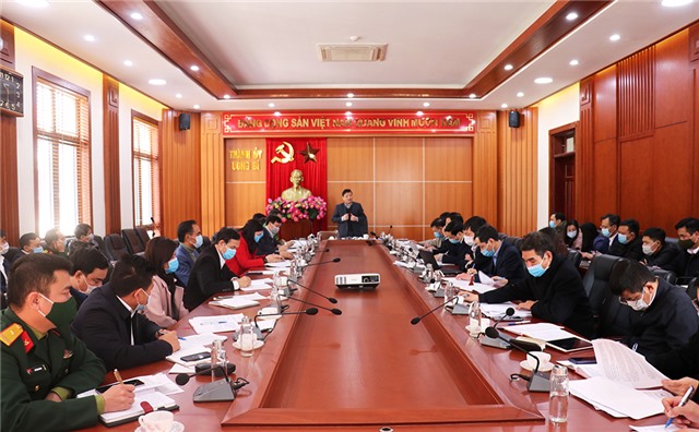 Hội nghị triển khai các biện pháp cấp bách phòng chống dịch Covid-19