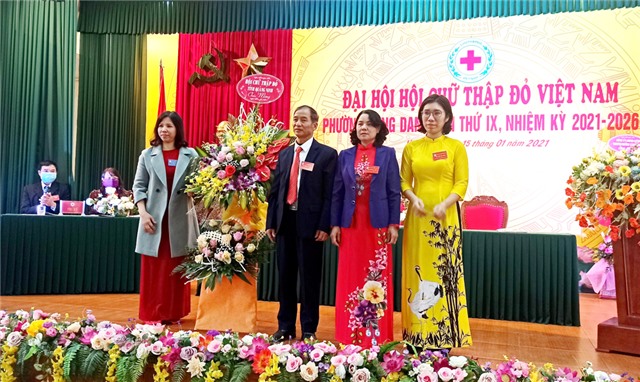 Đại hội Hội Chữ thập đỏ Việt Nam phường Vàng Danh lần thứ IX, nhiệm kỳ 2021-2026