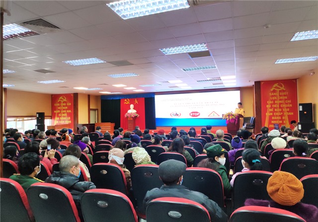 MTTQ và các đoàn thể chính trị - xã hội phường Quang Trung: Tuyên truyền triển khai Nghị định 137/2020/NĐ-CP về quản lý sử dụng pháo, Luật Giao thông đường bộ và phòng, chống dịch bệnh Covid-19