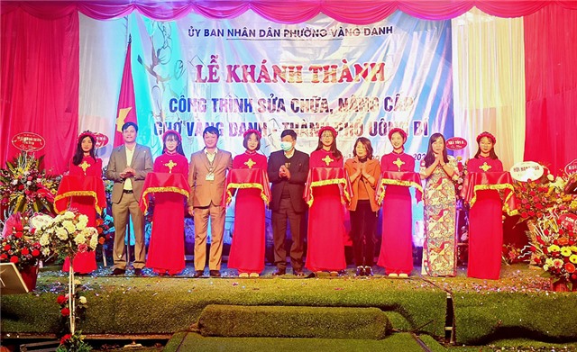 Khánh thành công trình sửa chữa, nâng cấp chợ Vàng Danh