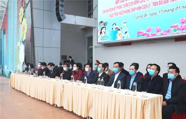 Phát động ra quân triển khai phong trào “Toàn dân đoàn kết phòng, chống dịch bệnh Covid-19; phát hiện, tố giác tội phạm, người nhập cảnh trái phép, người trốn, người không chấp hành nghiêm cách ly”