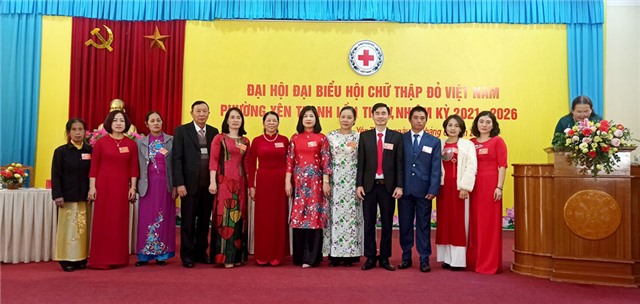 Đại hội Hội Chữ thập đỏ phường Yên Thanh lần thứ V nhiệm kỳ 2021-2026