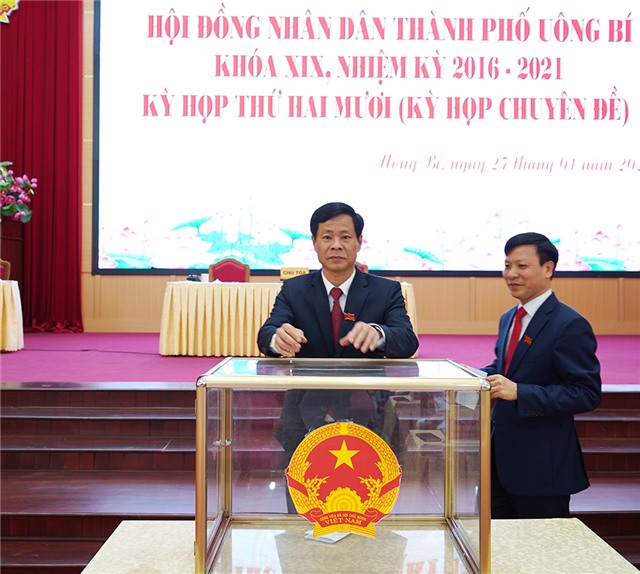 Kỳ họp thứ 20 - Kỳ họp chuyên đề,  HĐND thành phố khóa XIX, nhiệm kỳ 2016 - 2021