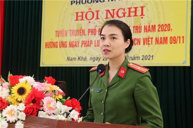 Phường Nam Khê: Tuyên truyền Luật cư trú năm 2020