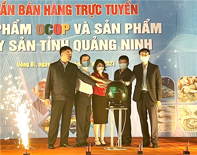 Khai mạc “Tuần bán hàng trực tuyến sản phẩm OCOP và sản phẩm nông - thủy sản Quảng Ninh năm 2021” tại TP Uông Bí