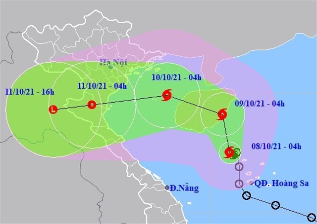 Tin bão số 7 (LIONROCK) và các chỉ đạo ứng phó