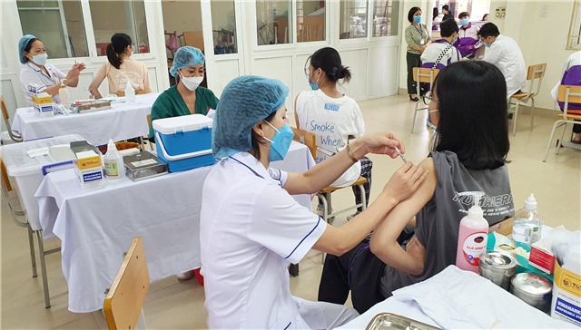 TP Uông Bí: triển khai chiến dịch tiêm vắc-xin phòng COVID-19  cho trẻ em từ đủ 12 đến dưới 18 tuổi 