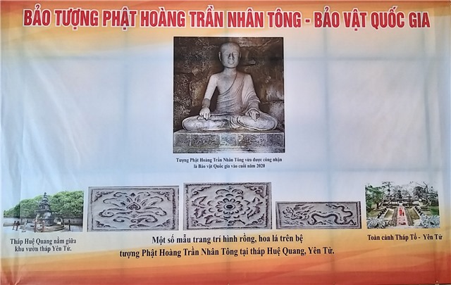 Ngày mai, 23/11 tại Thư viện - Nhà truyền thống thành phố sẽ diễn ra chương trình Trưng bày "Bảo vật Quốc gia giữa non thiêng Yên Tử"
