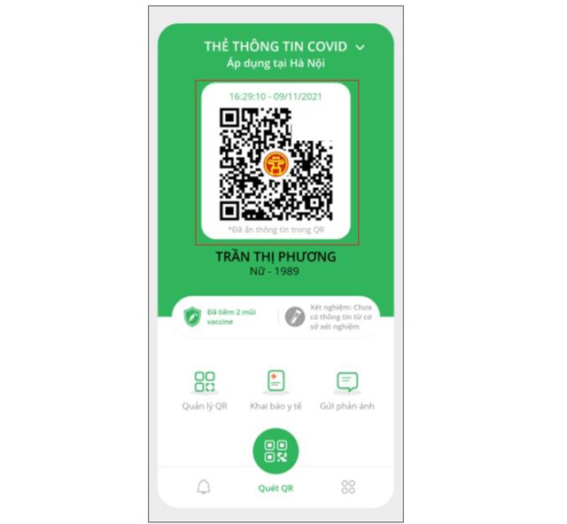 Hướng dẫn xuất trình mã QR khi đến nơi công cộng