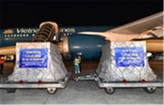 Tiếp nhận 1.540.000 liều vacccine AstraZeneca do Chính phủ Nhật Bản viện trợ