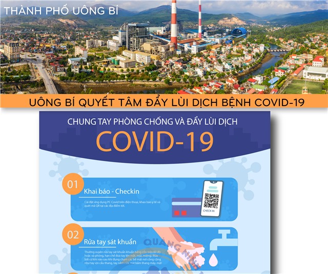 Uông Bí quyết tâm đẩy lùi dịch bệnh Covid-19