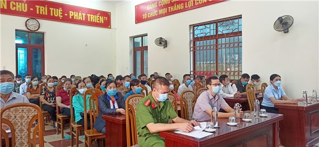 Phường Bắc Sơn: Tuyên truyền luật cư trú, công tác phòng chống tội phạm; triển khai mô hình "Tổ liên gia tự quản về phòng chống Covid-19"