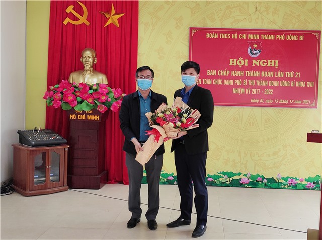 Kiện toàn chức danh Phó Bí thư Thành Đoàn Uông Bí khóa XVII,  nhiệm kỳ 2017-2022