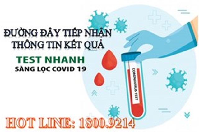 Danh sách đường dây tiếp nhận thông tin kết quả test nhanh sàng lọc Covid-19 trên địa bàn thành phố Uông Bí