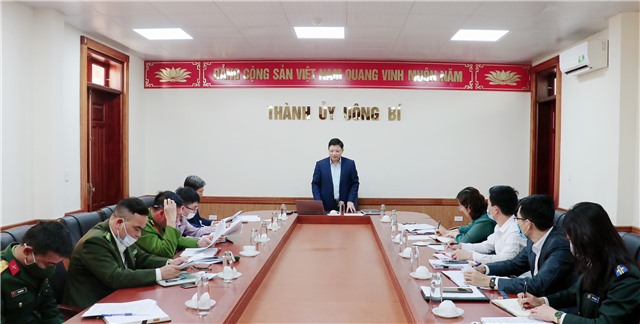 Thành ủy Uông Bí triển khai công tác nội chính, phòng chống tham nhũng, tiêu cực và cải cách tư pháp năm 2022